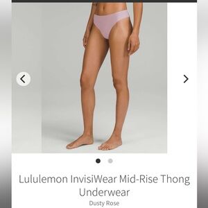 Lululemon InvisiWear Mid-Rise Thong - Sz XL